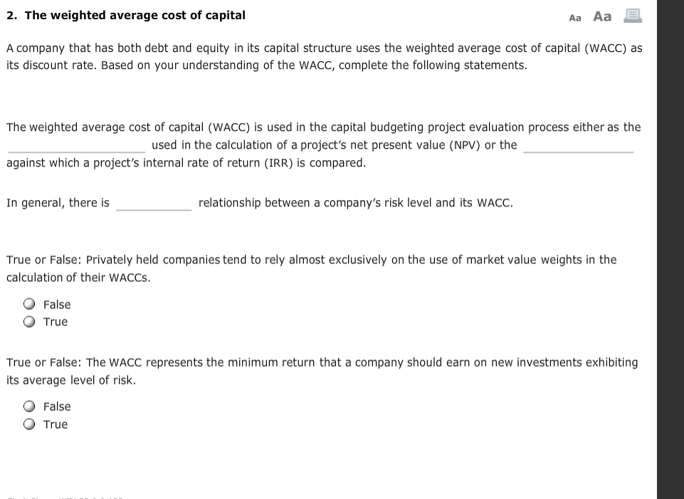 Weighted Average Cost of Capital – Examining the Capital Structure of a  Corporation