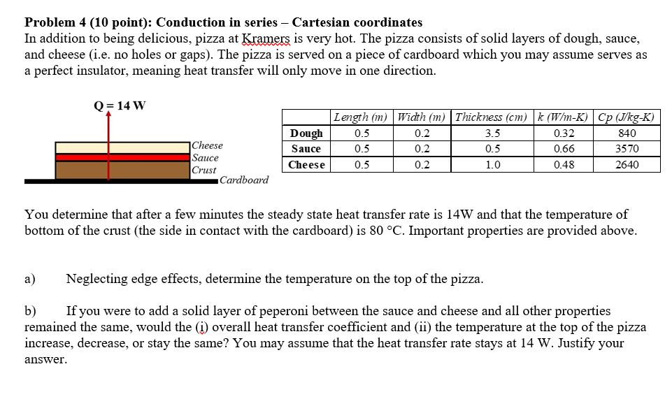 Solved Problem 4 10 Point Conduction In Series Carte Chegg Com