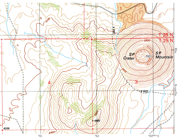 Hachured Lines Topographic Map Solved: 1989: 2014; 1  . Why Is It Not Shown With Hachure 