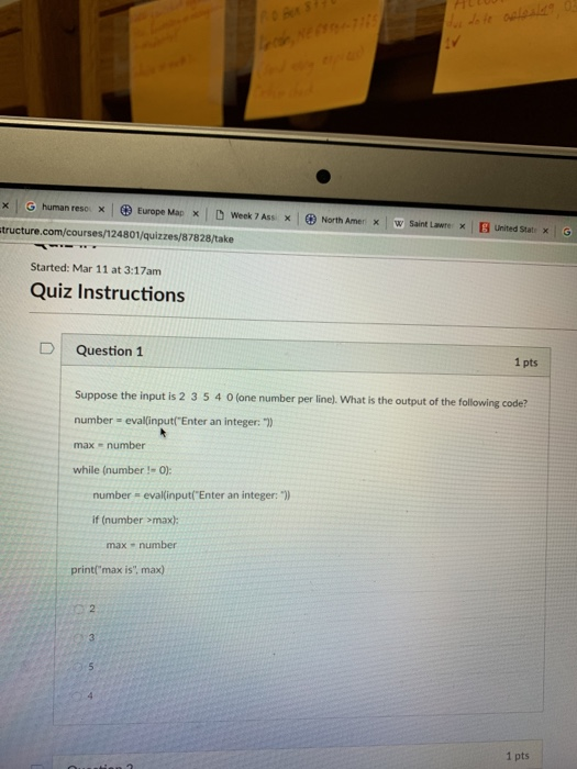 × | G human reso × |困Europe Map x | D week 7 Ass x | ㊥ North Amer x | w Saint Lawre x B united Stati x | G tructure.com/cours