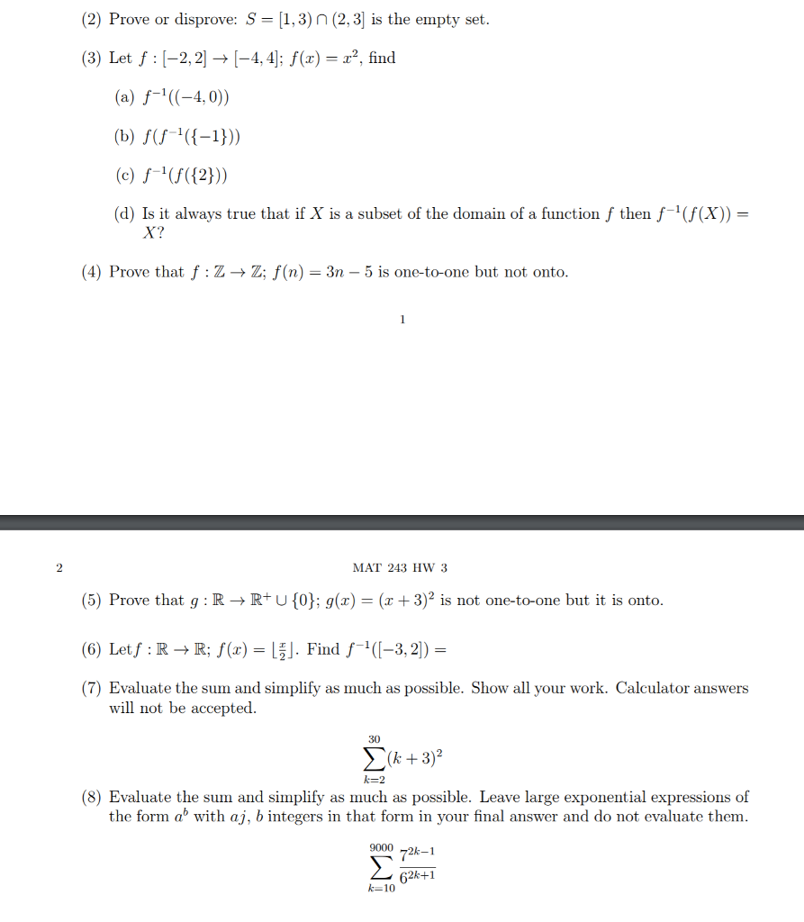 Solved 2 Prove Or Disprove S 1 3 N 2 3 Is The Empty Chegg Com