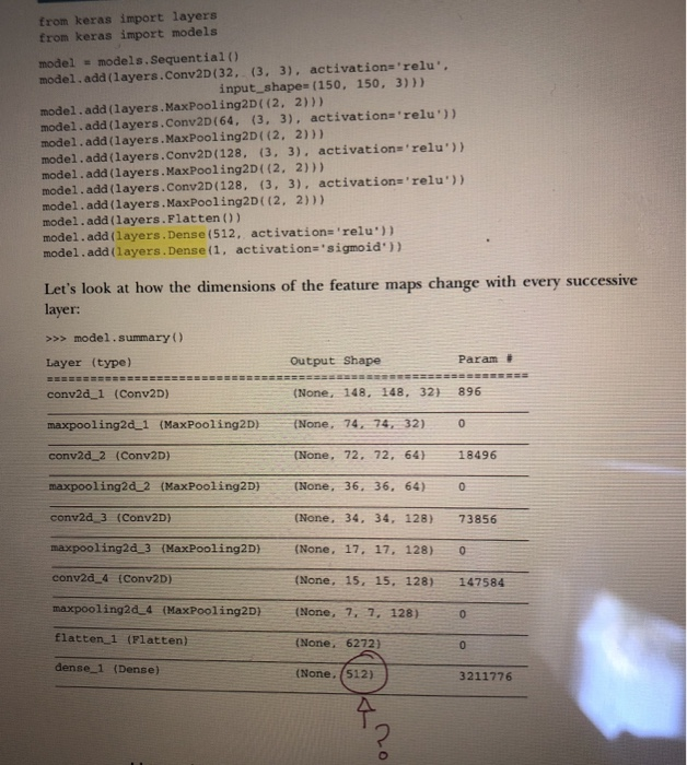 from keras import layers from keras import models model #models, Sequential() model.add (layers.Conv2D(32, (3, 3), activation
