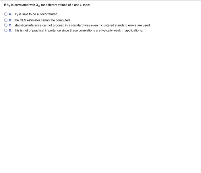 Solved In The Time Fixed Effects Regression Model You Sh Chegg Com