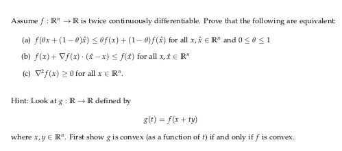 Solved Assume F R R Is Twice Continuously Differenti Chegg Com