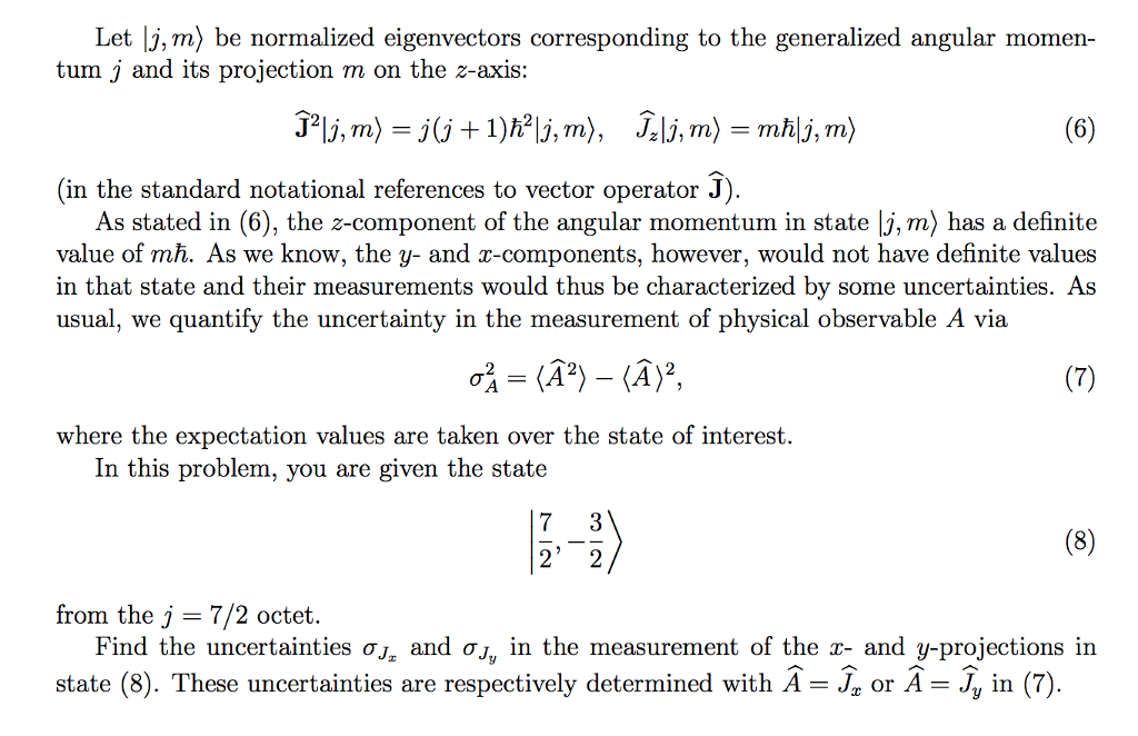 Solved Let J M Be Normalized Eigenvectors Correspondi Chegg Com