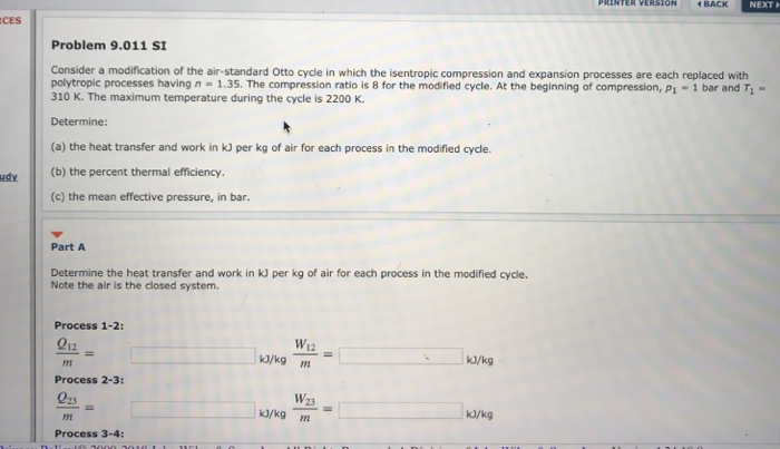 Solved Ersion Back Next Ces Problem 9 011 S Consider A Mo Chegg Com
