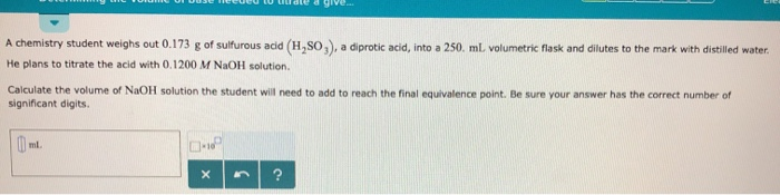 Solved Ae Heeueu U LEdte D GIve A Chemistry Student Weigh