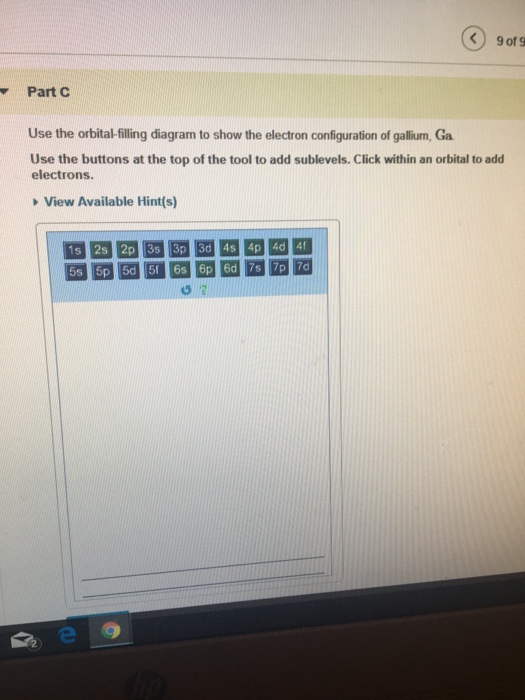 Solved Use The Orbital Filling Diagram To Show The Electr