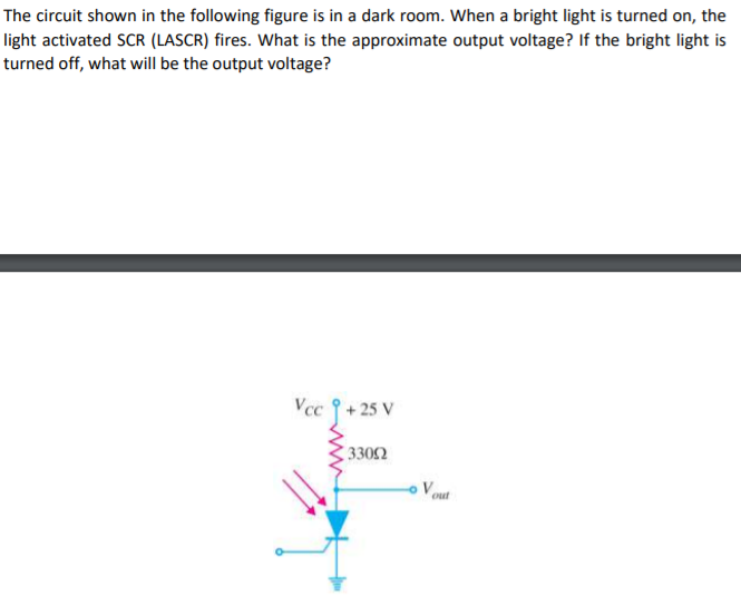 Solved The Circuit Shown In The Following Figure Is In A