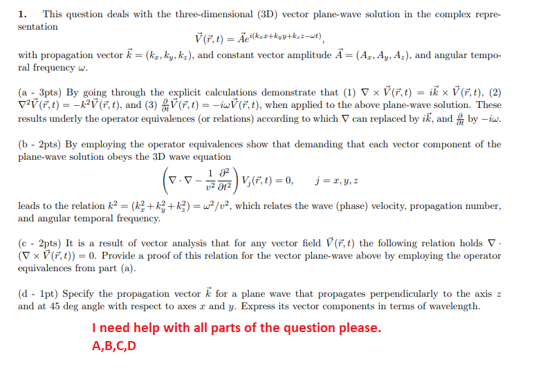 Solved This Is A Question About A Complex Representation Chegg Com