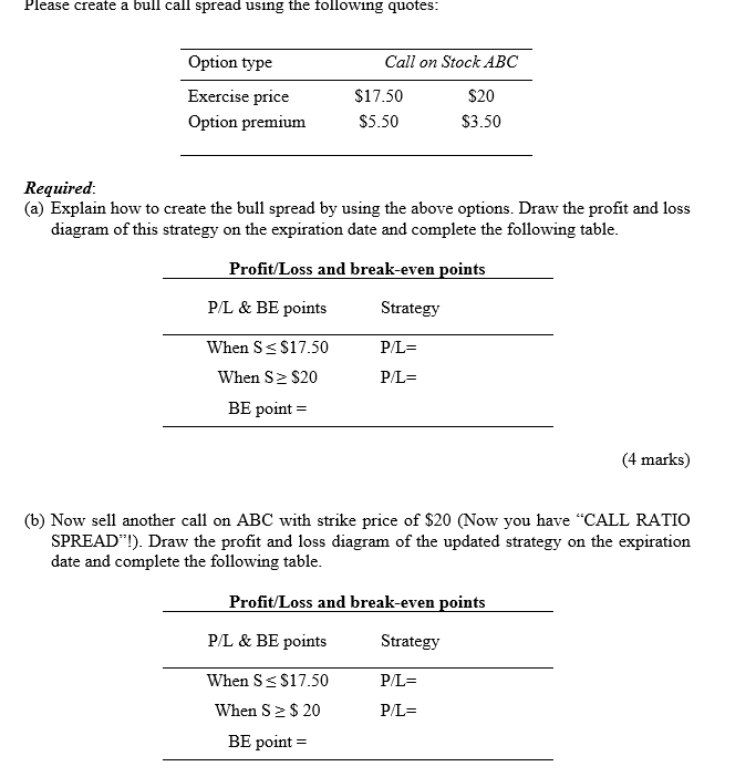 Solved ou are asked to create a table for stock prices with