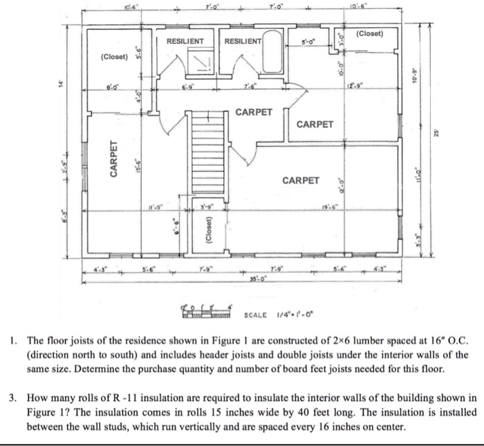 Solved 7 0 Closet Resilient Resilient Closet Carpet C