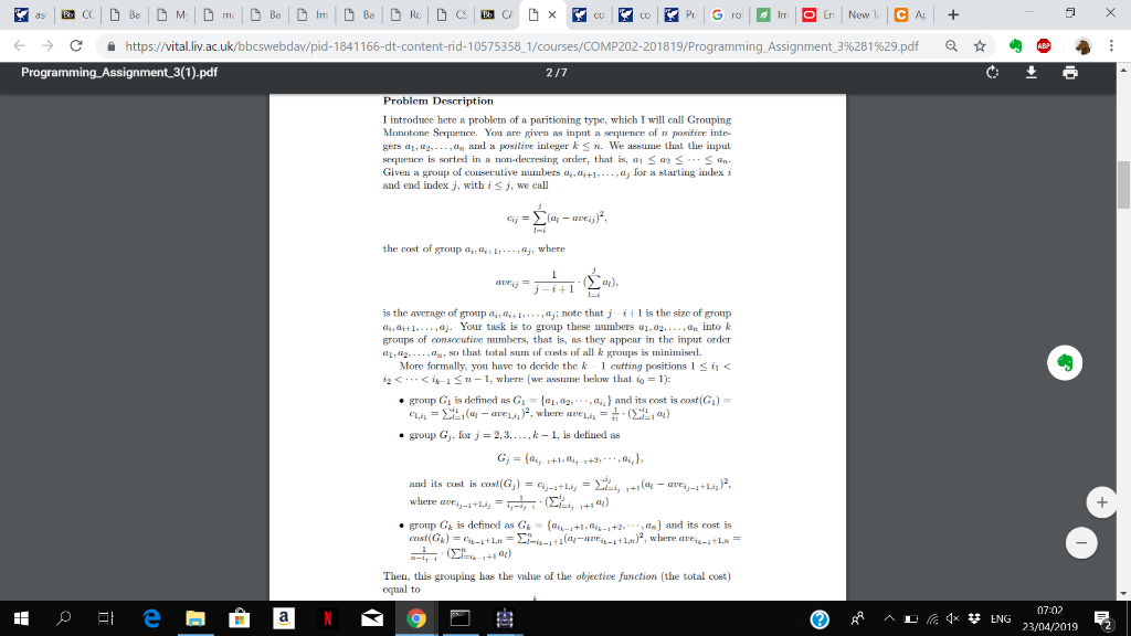 ← → α 105753581/courses/COMP202-201 819/Programm ng Assignment 3%281%29 pdf ☆ ǐ https:/ vital. ac.uk/bbcswebdav/pid 184 1 166