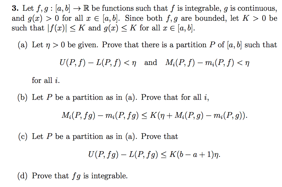 Solved 3 Let F G A B R Be Functions Such That F I Chegg Com