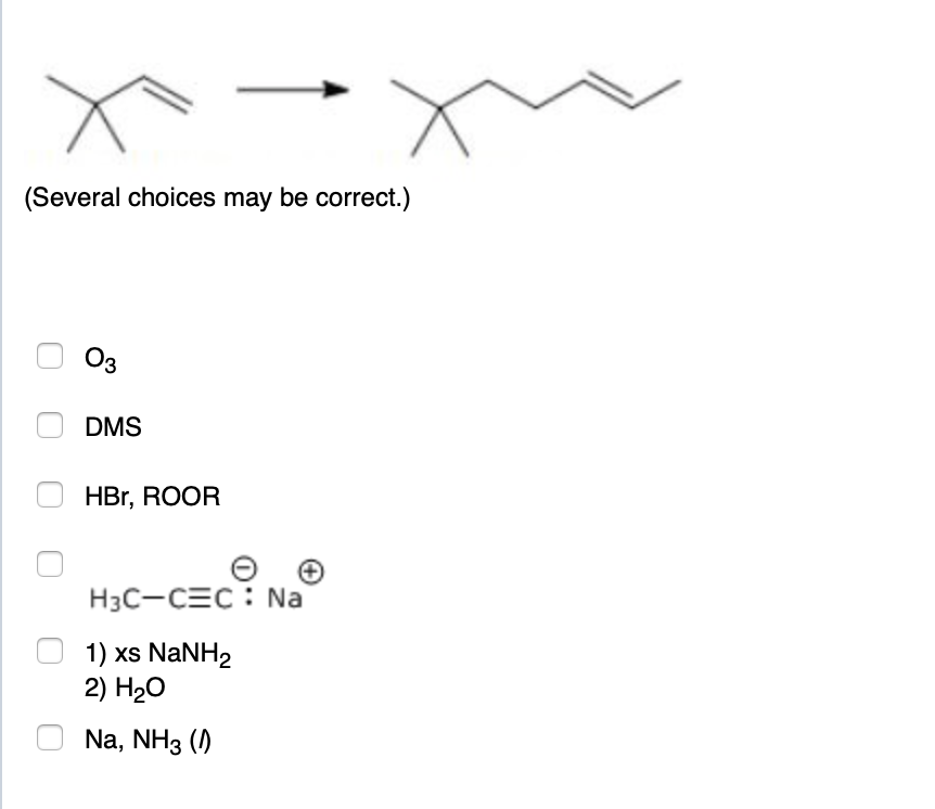 Solved Question 5 Identify Reagents That Can Be Used To A