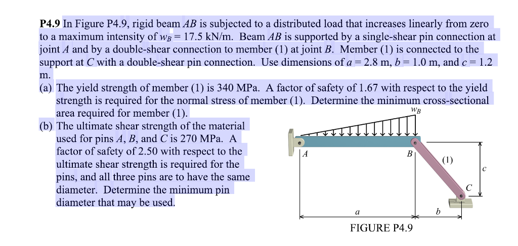 Shear pin connections in which the shear pin is loaded in double shear