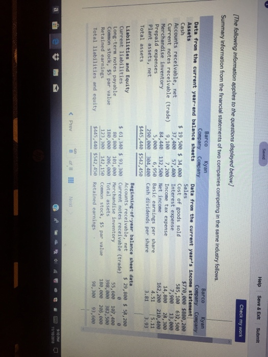 Solved Help Save Exit Submit Check My Work The Following Chegg Com<script async src=