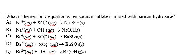 Why Is The Answer C Not D When Ba Has A 2 Charge Chegg 