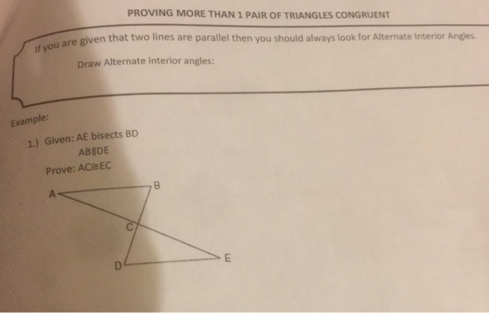 Solved Proving More Than 1 Pair Of Triangles Congruent Ar