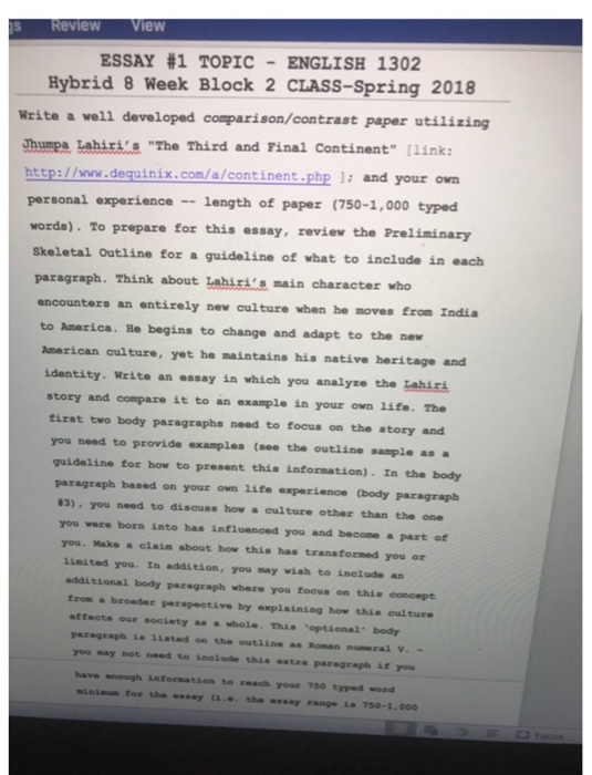 The third and final continent questions and answers image