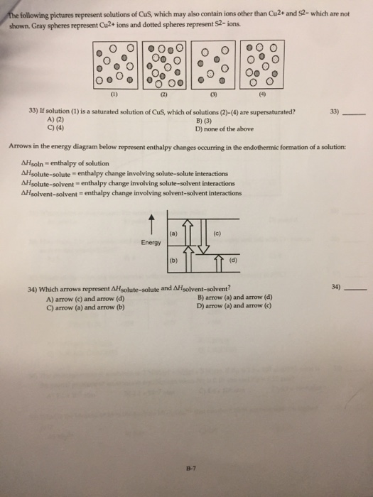 This Diagram Would Represent The Enthalpy Changes In Which Of The
Following