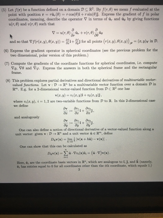 Solved 5 Let F R Be A Function Defined On A Domain D C Chegg Com