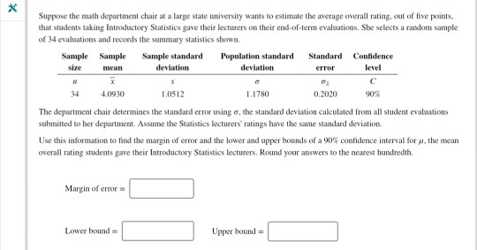 Solved Suppose The Math Department Chair At A Large State