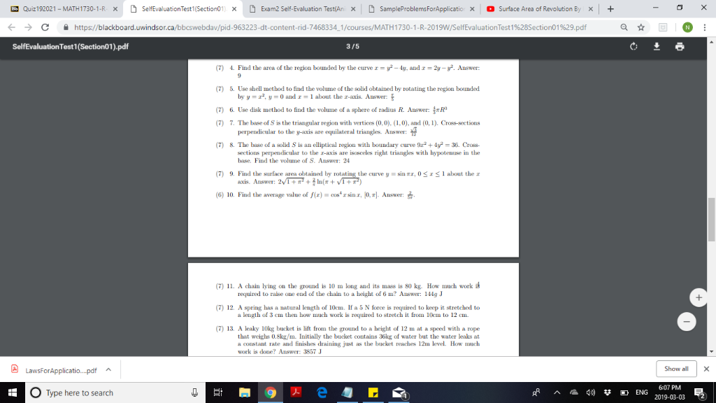 Solved E Quiz192021 Math 1730 1 R X D Sel Evaluationtest1 E Quiz192021 Math 1730 1 R X D Sel Evaluationtest1 Section01
