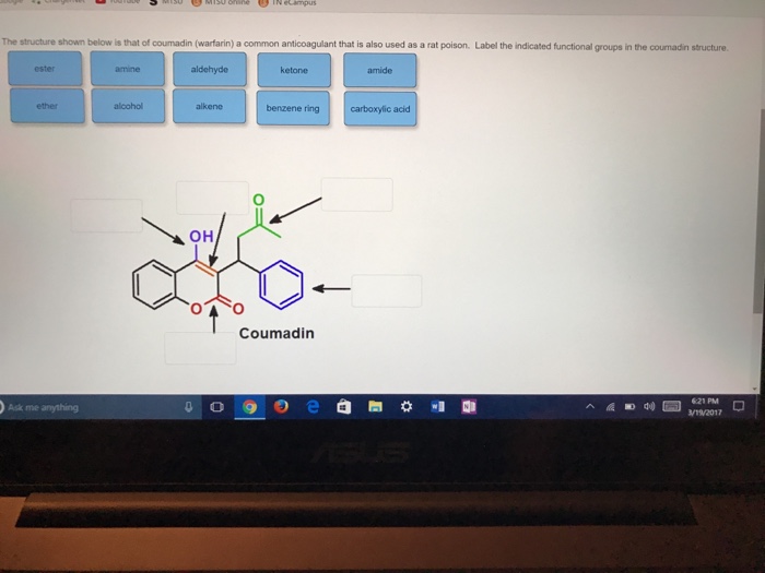 coumadin structure