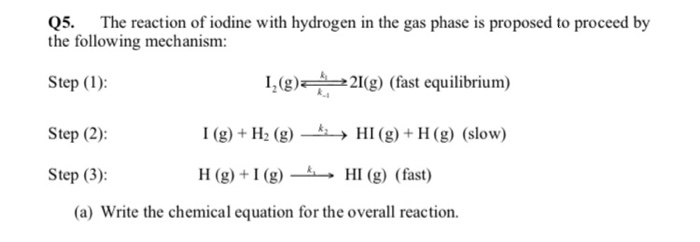 H2 Gas Reacting with I2 Gas to Form HI Gas - Stock Image - C030