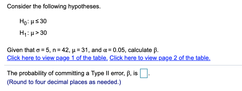 Solved Consider The Following Hypotheses Ho Hs 30 H1 Chegg Com