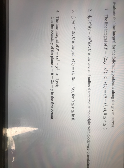 Solved Table 14 4 Fundamental Theorem Of Calculus B Chegg Com