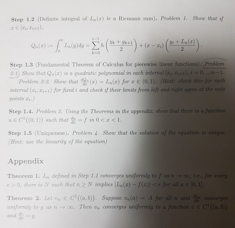 Solved Consider A Differential Equation 0a N Implies L Chegg Com