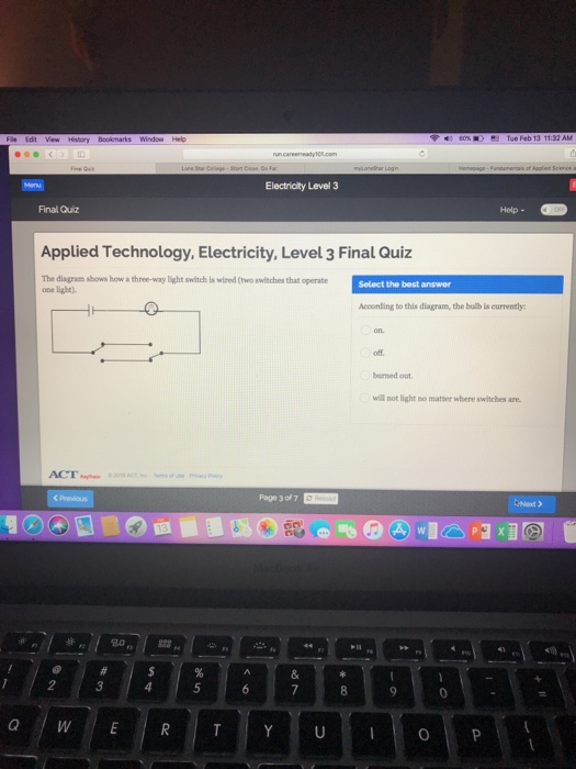 Solved: Electricity Level 3 Final Quiz Help - Applied Tech ...