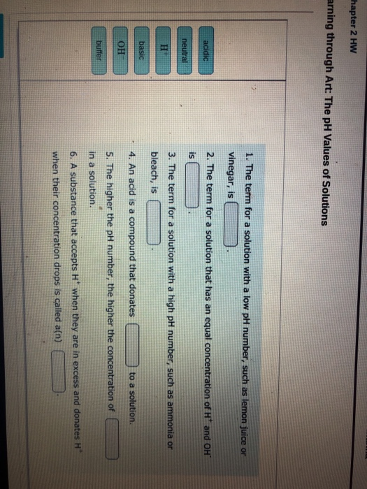 Solved Question 6 Bleach is a highly basic substance