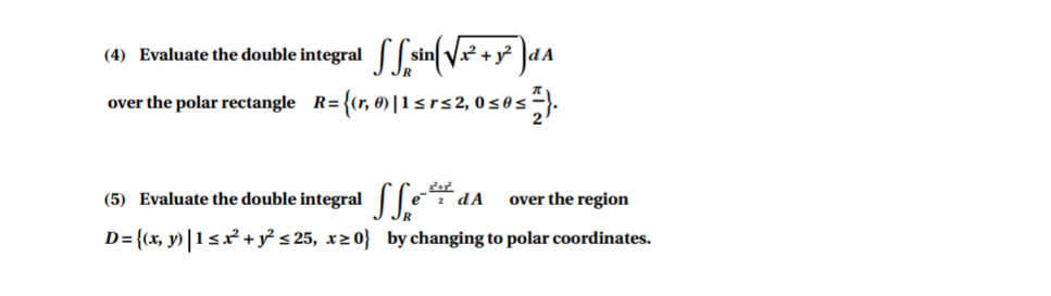 Solved 4 Evaluate The Double Integralsin Vx2 Y Da Over Chegg Com