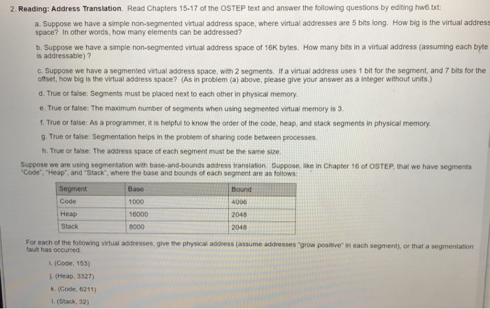 Ostep homework solutions image