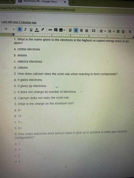 solved worksheet 14 google docs chegg com