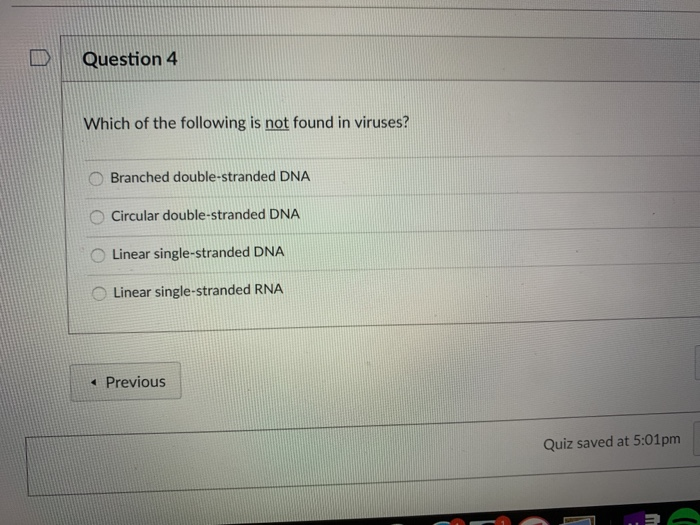 Solved Di Question 4 Which Of The Following Is Not Found In Chegg Com