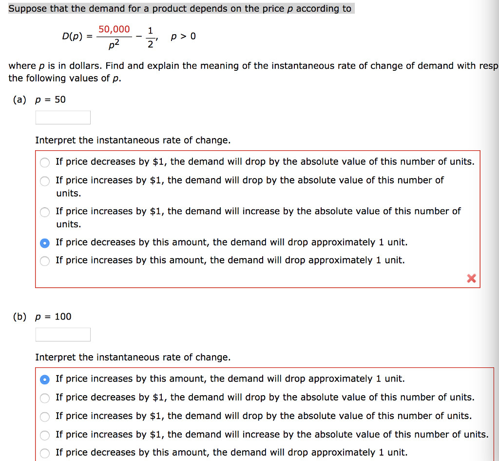 Solved Suppose That The Demand For A Product Depends On T Chegg Com