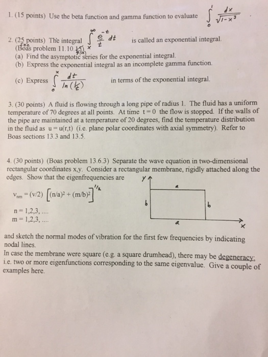 Solved Use The Beta Function And Gamma Function To Evalua Chegg Com