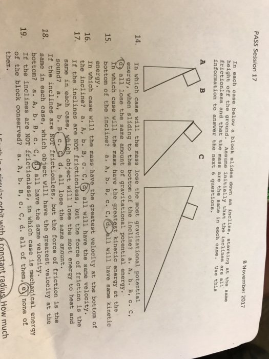 Solved Pass Session 17 8 November 2017 In Each Case Below A Chegg Com