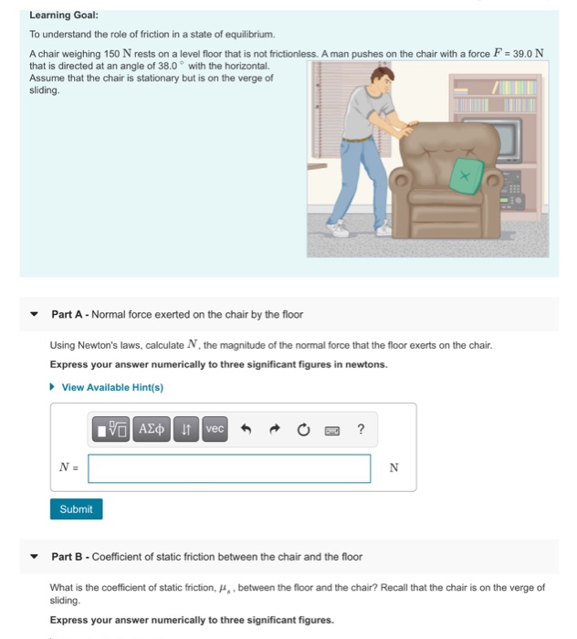 Solved Learning Goal To Understand The Role Of Friction