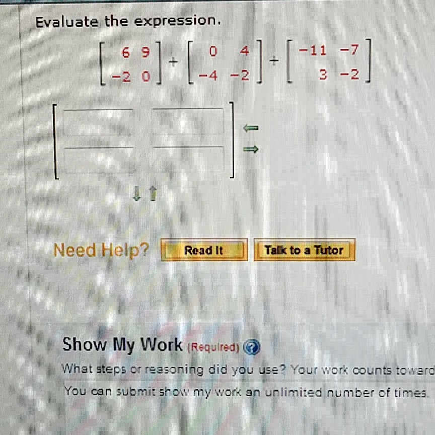 Solved Evaluate The Expression 11 7 2 0 3 2 Need Help Chegg Com