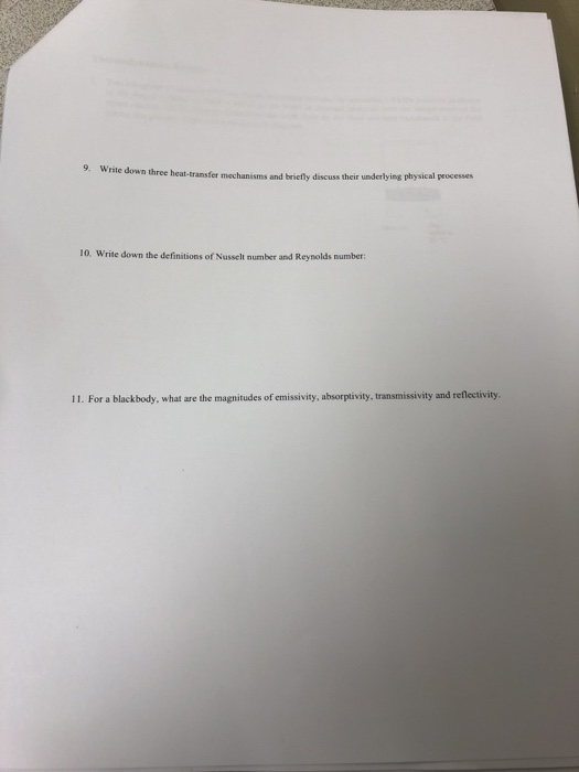 Heat transfer homework 9 9 picture