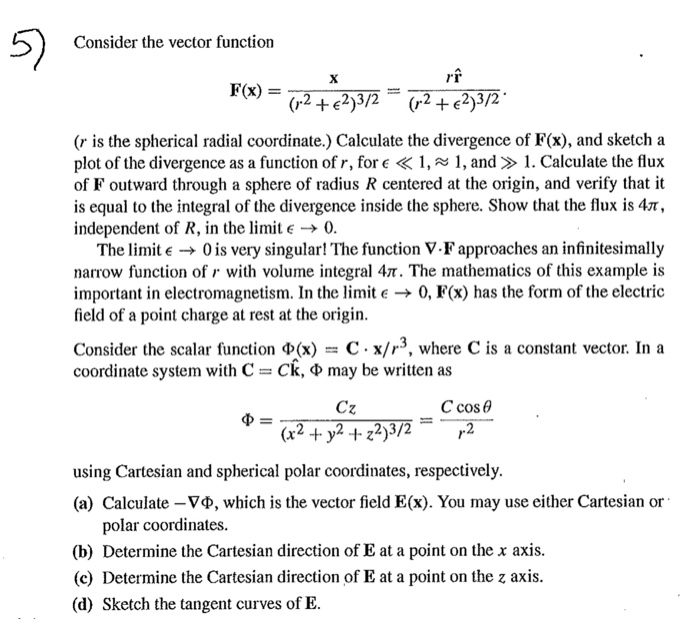 Solved Consider The Vector Function R Is The Spherical R