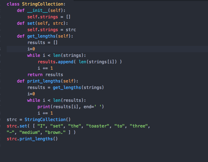 Init class. Def __init__(self):. Def __init__(self, parent=none):. Def String. Results.append(Result) питон.