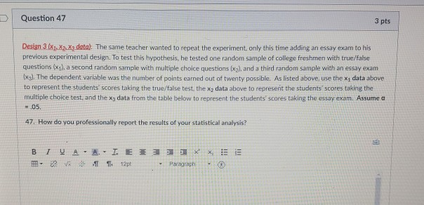 Sample Proposal Essay Question Pts Desian Xjxx Datal The Same Teacher Wanted To Business Ethics Essay Topics also Custom Term Papers And Essays Solved Question Pts Desian Xjxx Datal The Same T Good High School Essay Examples