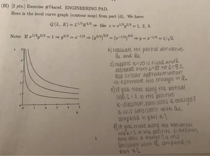Solved The Output Q Of An Economic System Subject To Two Chegg Com