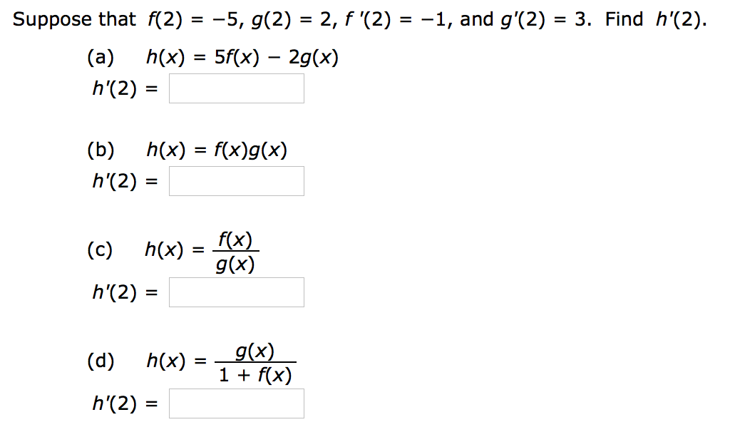 Solved Suppose That 2 5 G 2 2 F 2 1 And G 2 3 Chegg Com